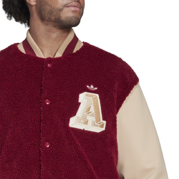 Adidas Men’s Varsity Letterman Jacket - Picture 2 of 8